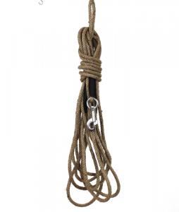 In-hand reins 8 meter Leather