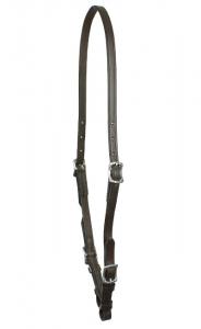 Plain headstall  Brown Stainless
